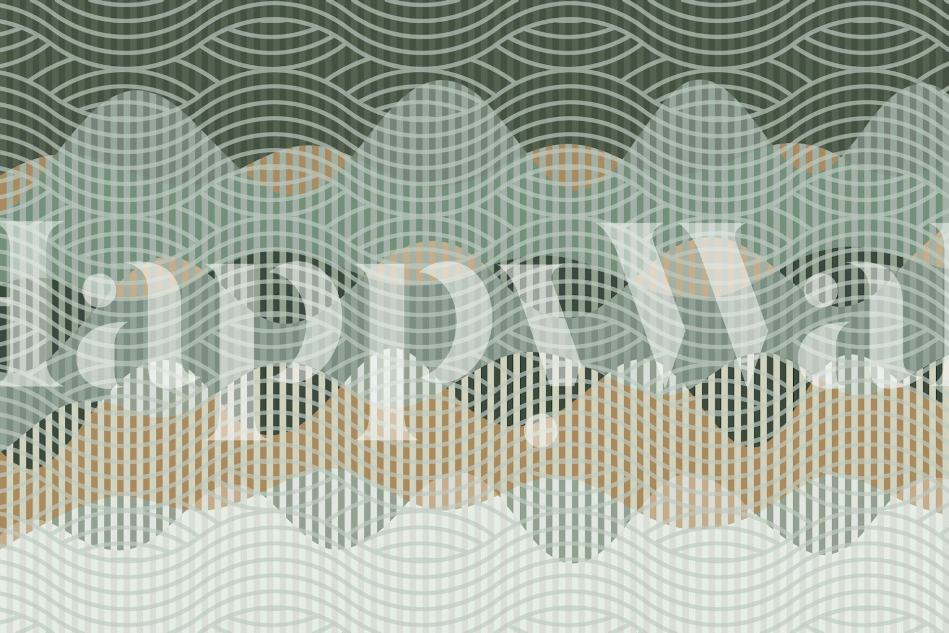 Waves of Serenity tapeta v místnosti