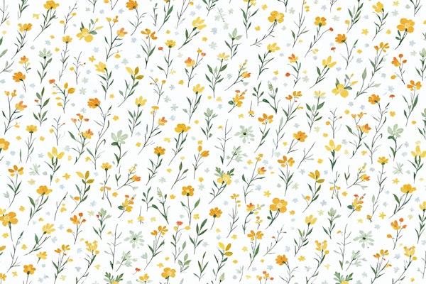 Yellow Blossom Field