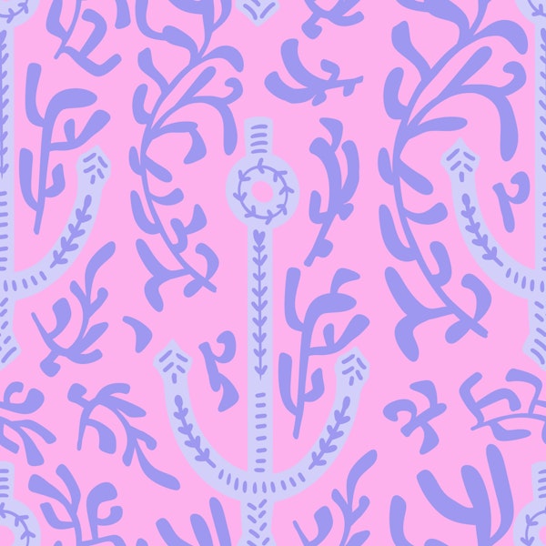 Lilac Anchor and Seaweed Symphony