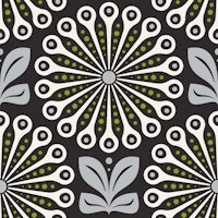 Vintage Dandelion Radiance in Gray - S wallpaper