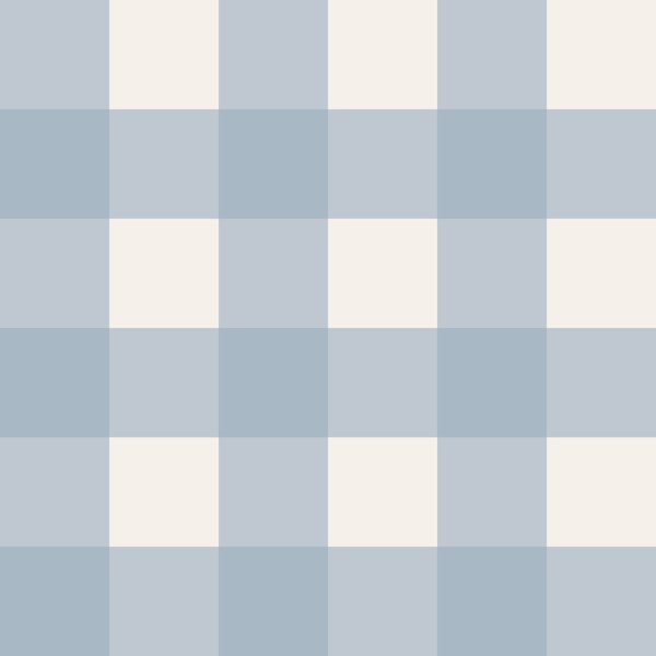 Soft Blue Tartan Charm