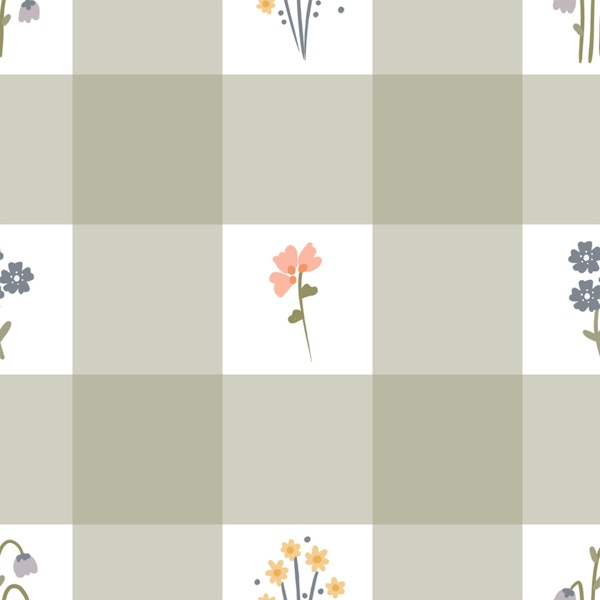 Wildflower Gingham