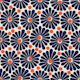 Retro Daisy Bloom Navy