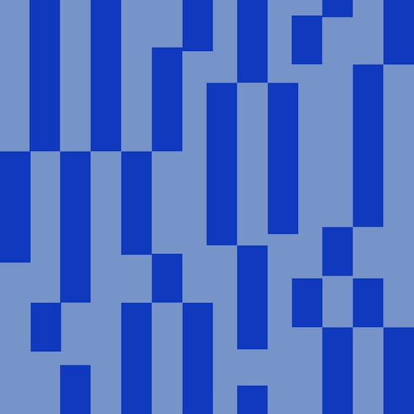 Blue Geometric Blocks