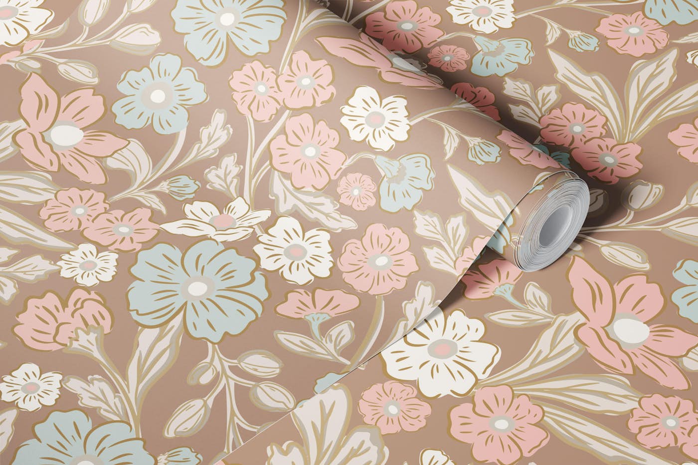 Gentle Garden Bliss wallpaper roll