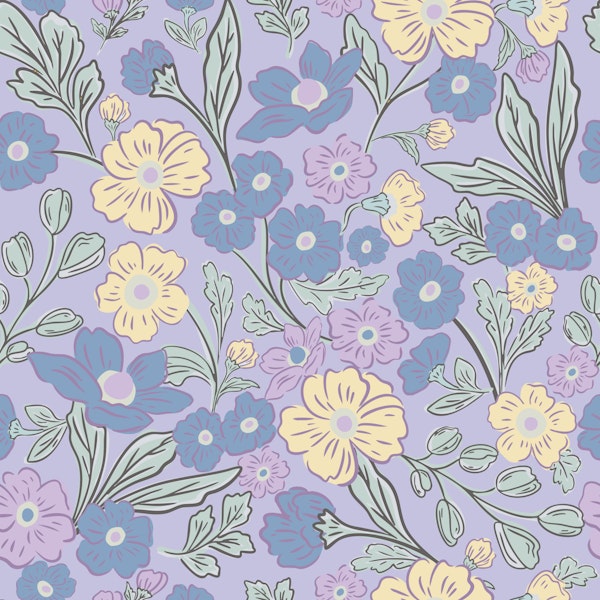 Lavender Floral Charm