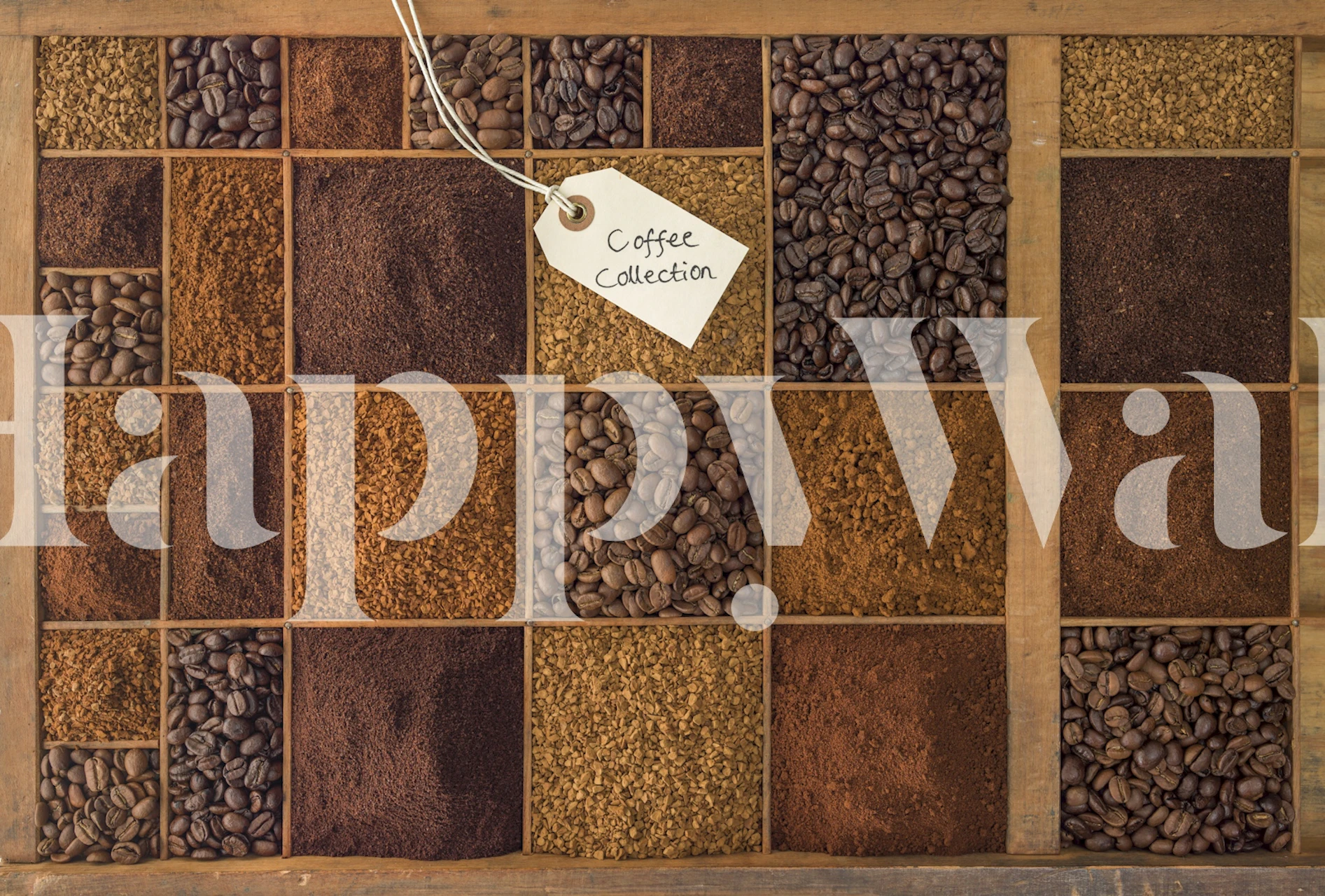 Tapeta Rich Espresso Mosaic u sobi