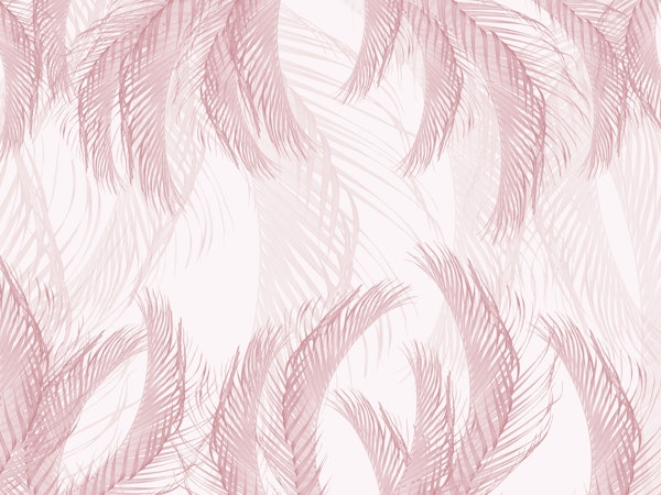 Blush Pink Feather Palm Bliss 1