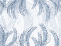 Soft Blue Feather Palm Bliss 1 wallpaper
