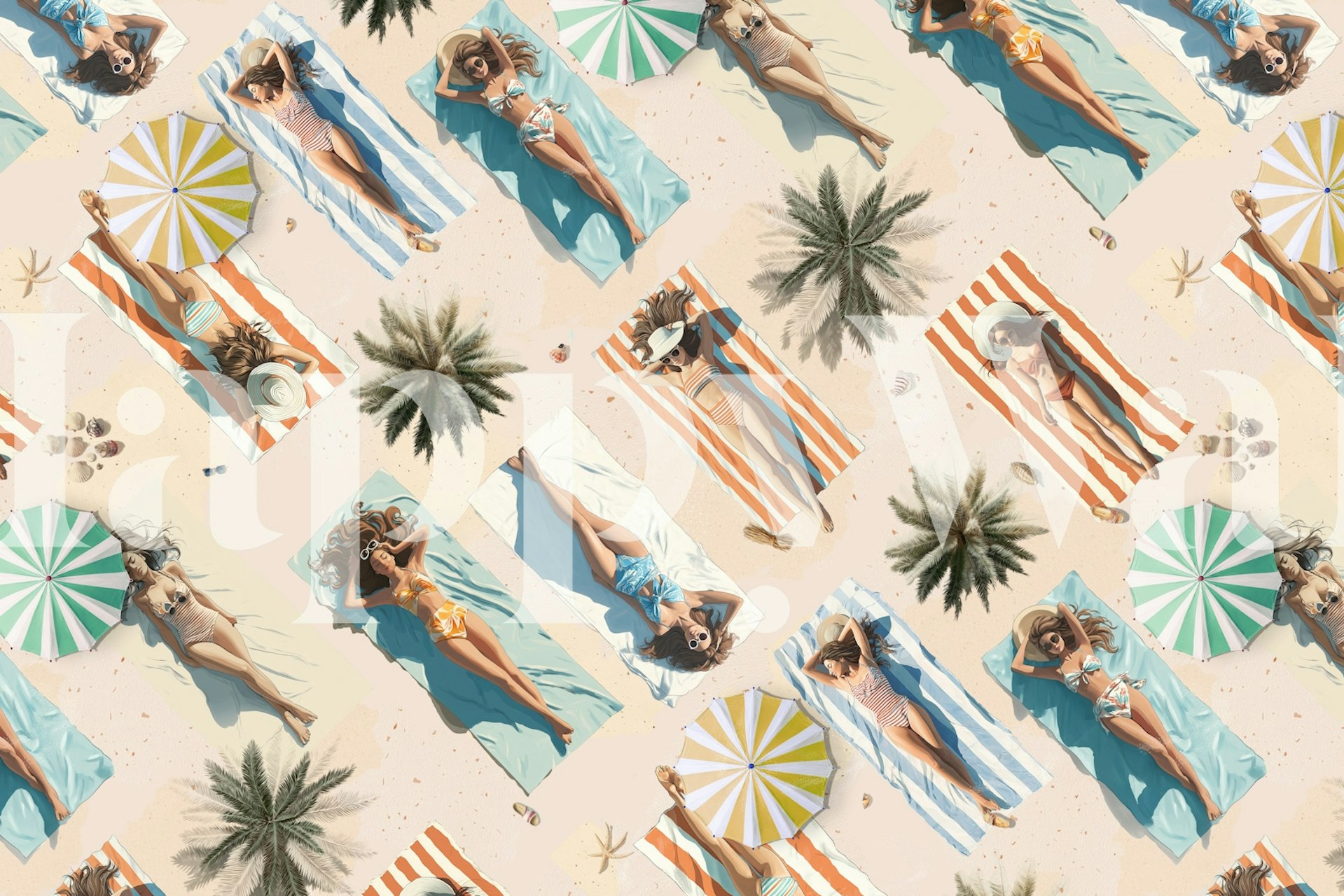 Edge Of Summer wallpaper in a bright room