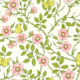 Wild roses and butterflies