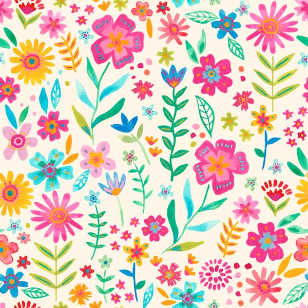 Colorful Bloom Abundance