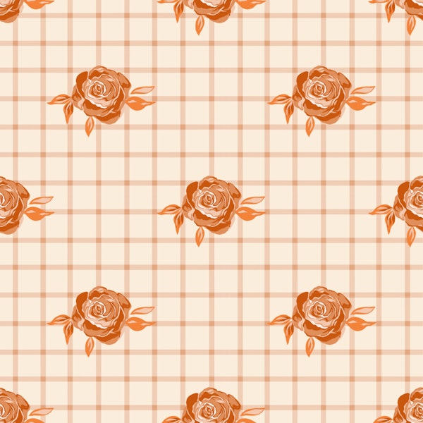 Warm Vintage Blossoms