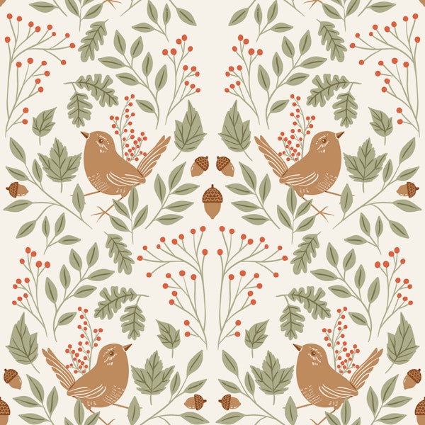 Vintage Garden Birds