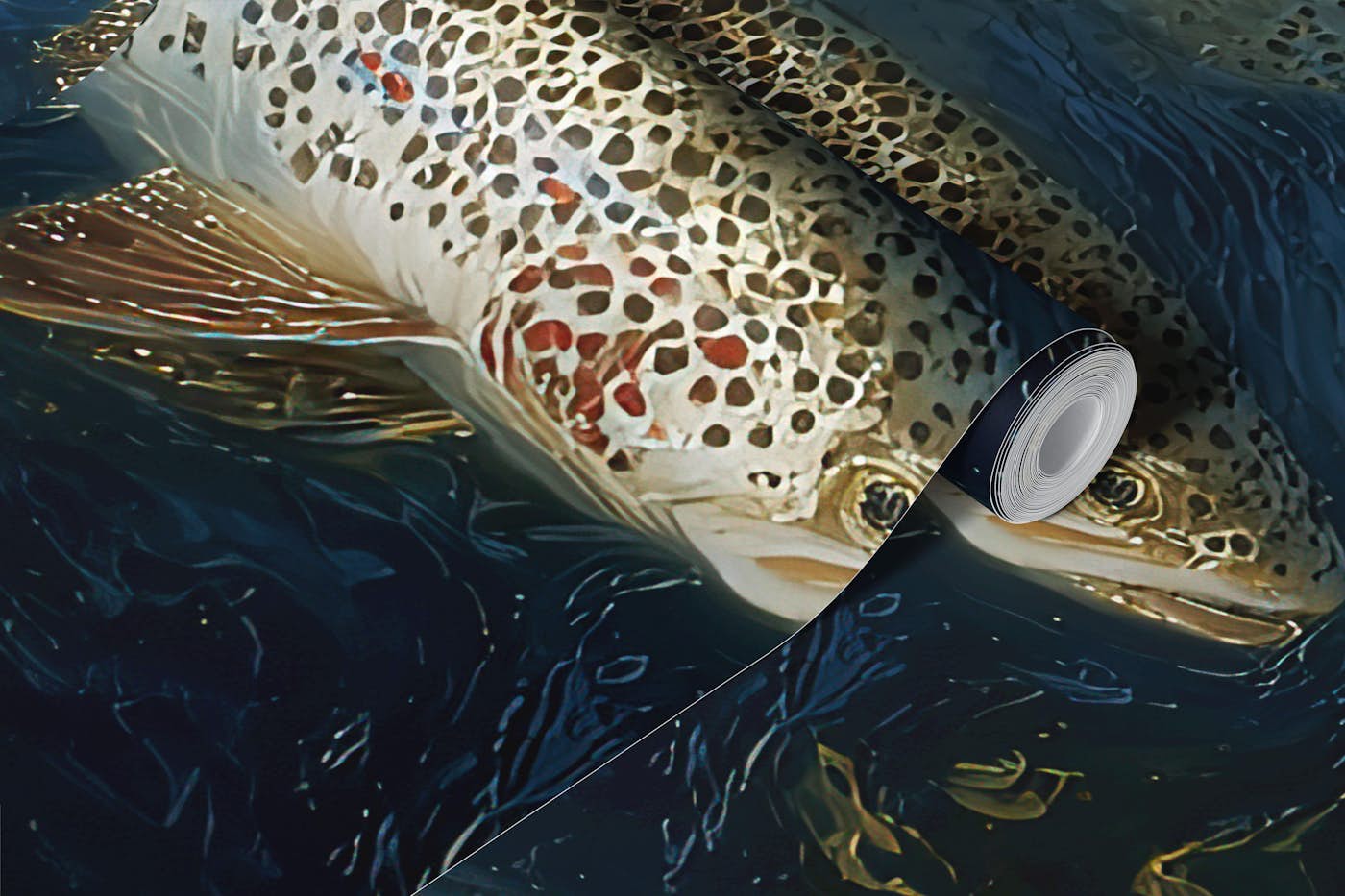 The trout´s rest wallpaper roll