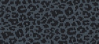 Woven pixel leopard animal print anthracite behang