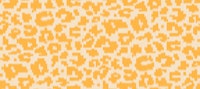 Woven pixel leopard animal print yellow cream behang
