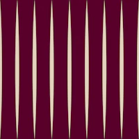 Burgundy Cream Stripes carta da parati