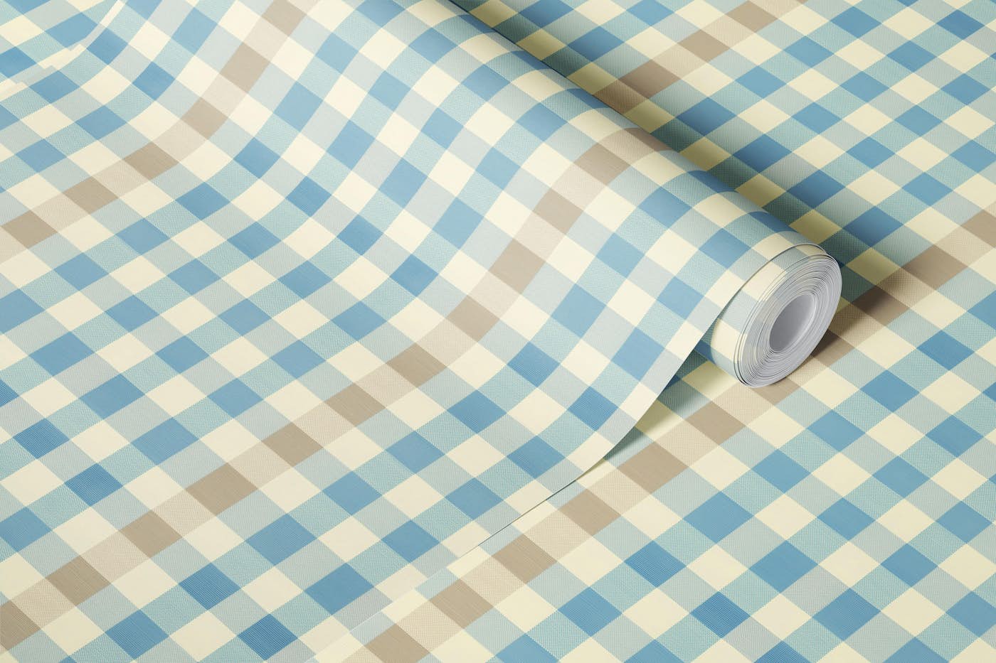 Vintage Check Charm wallpaper roll