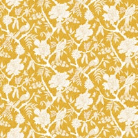 Golden Yellow Chinoiserie - behang