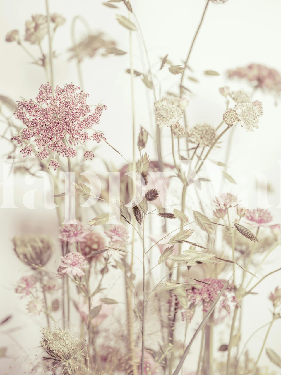 Papier peint Blooming Flowers dans une pièce élégante