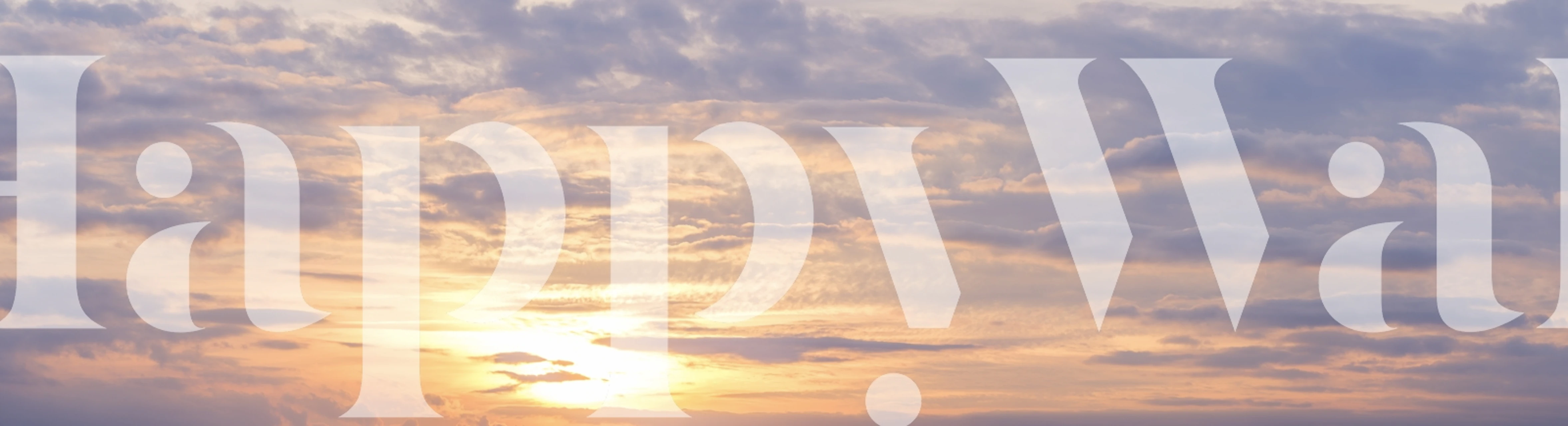 Golden Hour Clouds wallpaper in a room