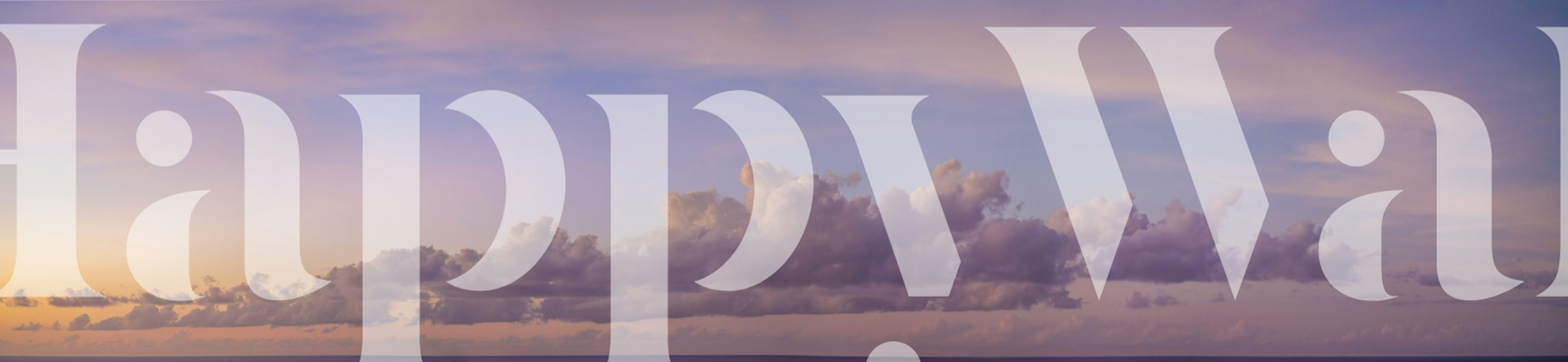 Dreamy clouds tapet i et rum