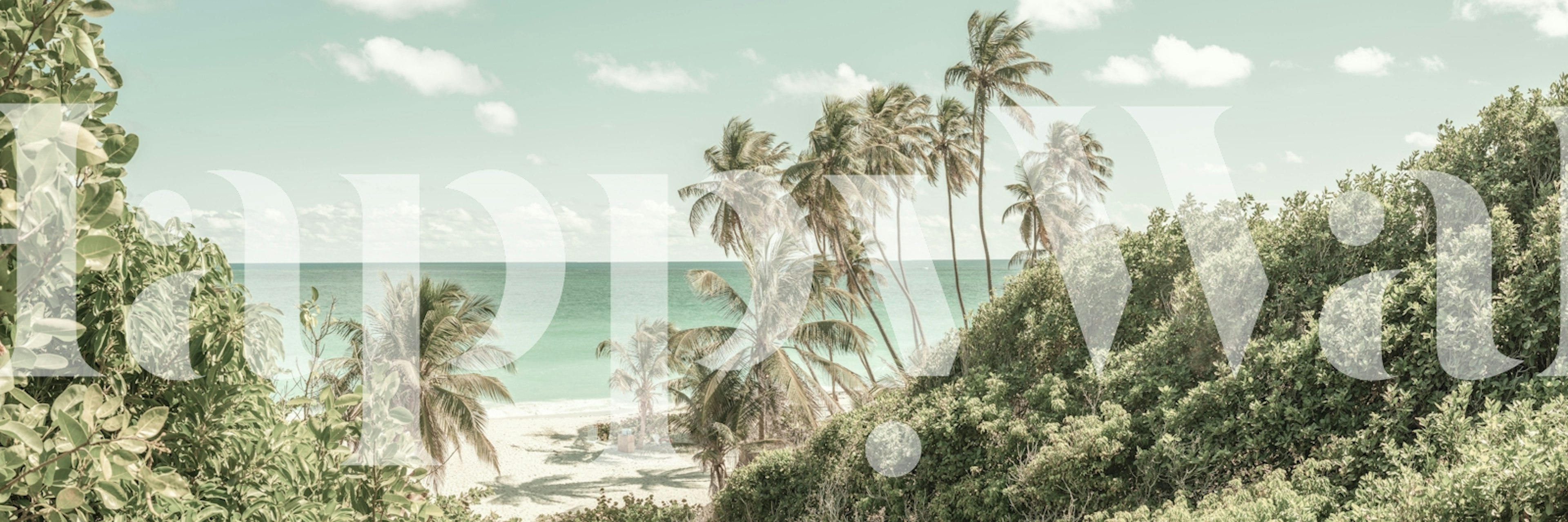 Papier peint Oceanfront Serenity dans une pièce