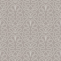 Elegant Linework Oak Leaves Muted Lavender wallpaper