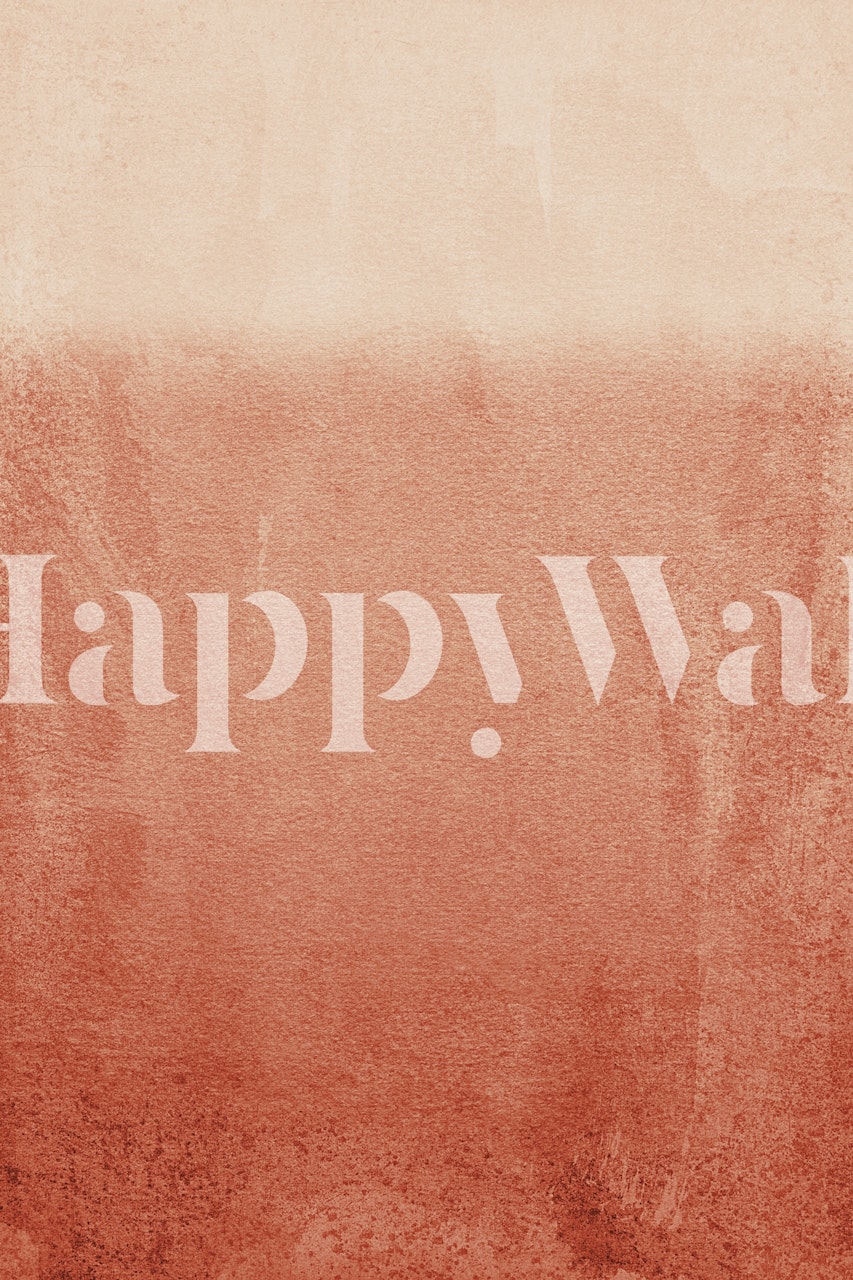 Dégradé de couleurs cuivre et rouge sur fond pastel - papier peint