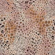 Animal pattern mix leather brown