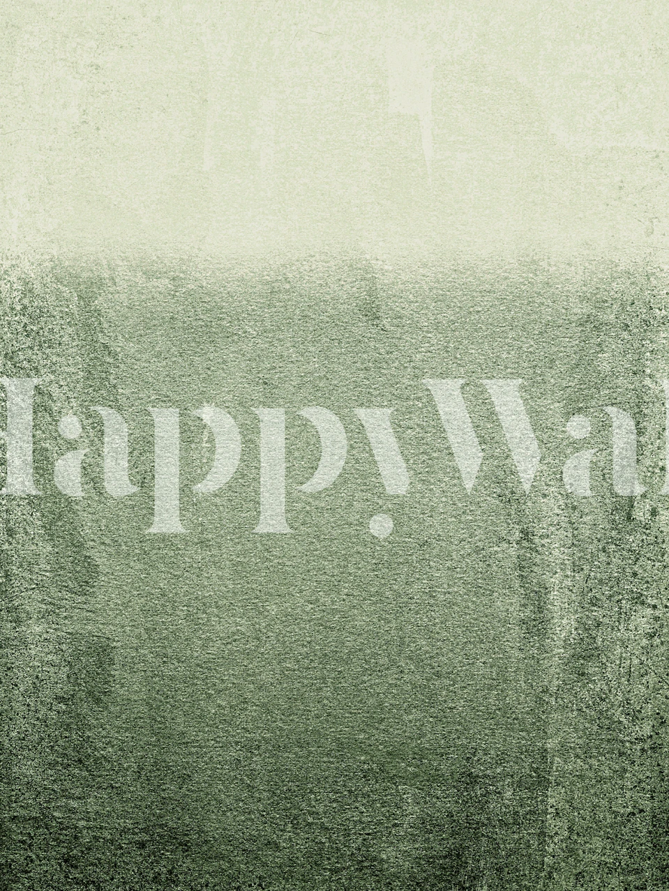 Fading Green Dark Forest Eleganca Tapete in einem Raum