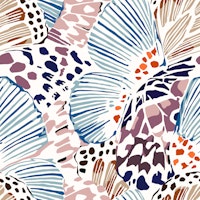 Butterflywings - purple blue - small scale ταπετσαρία