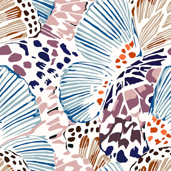 Butterflywings - purple blue - small scale