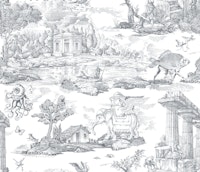 Retro Fantasy Toile Grey tapetit