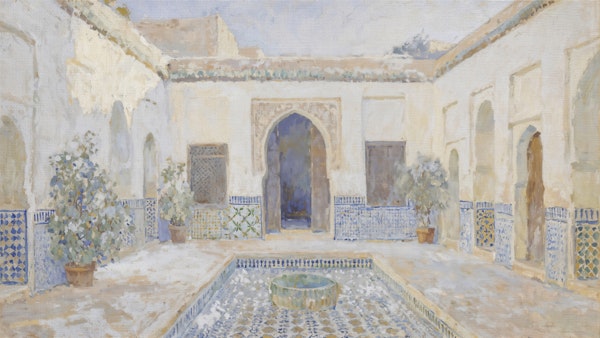 Serene Courtyard Oasis