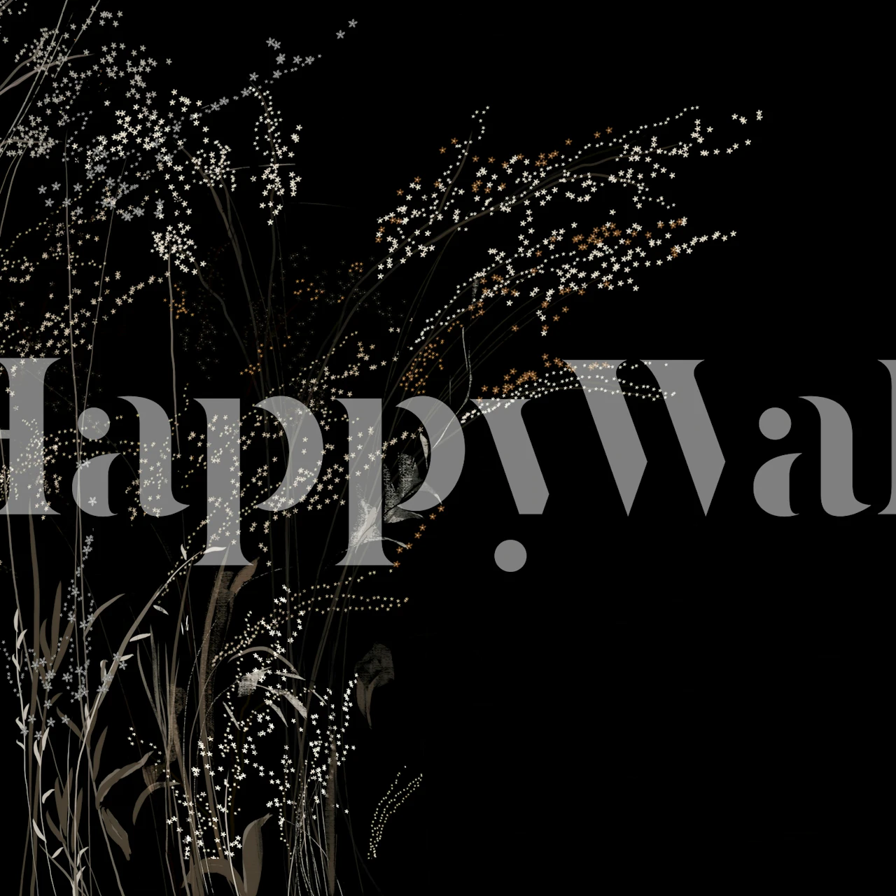 Tapeta Mystical Night Blossoms v pokoji