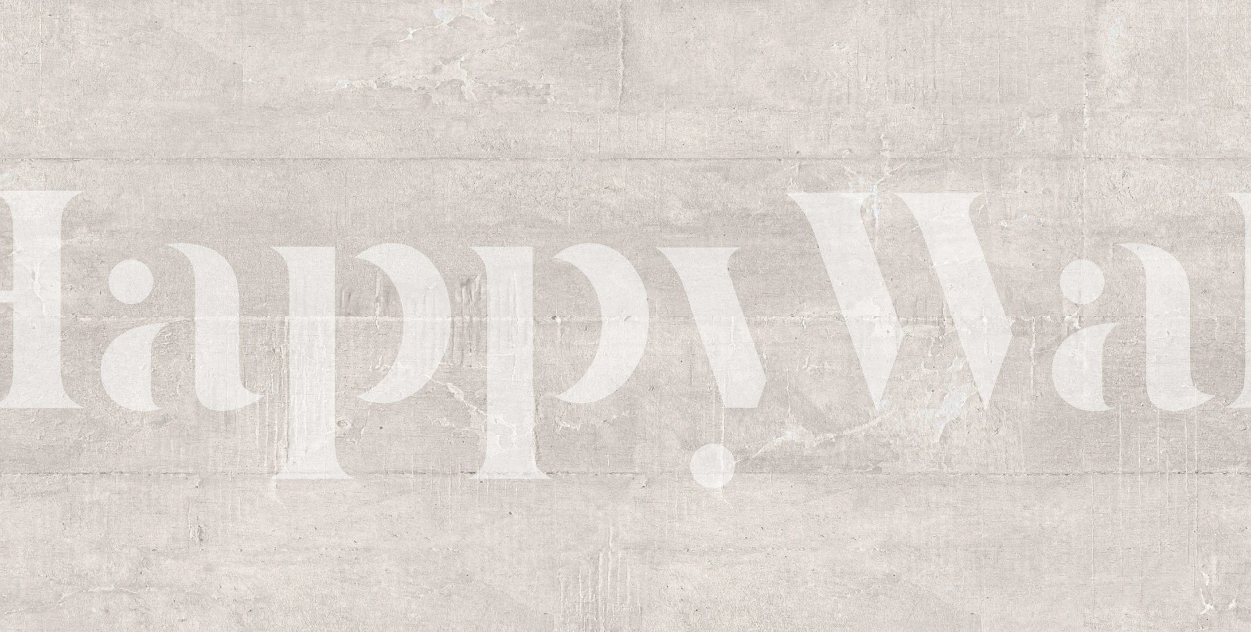 Modern concrete wallpaper in a room