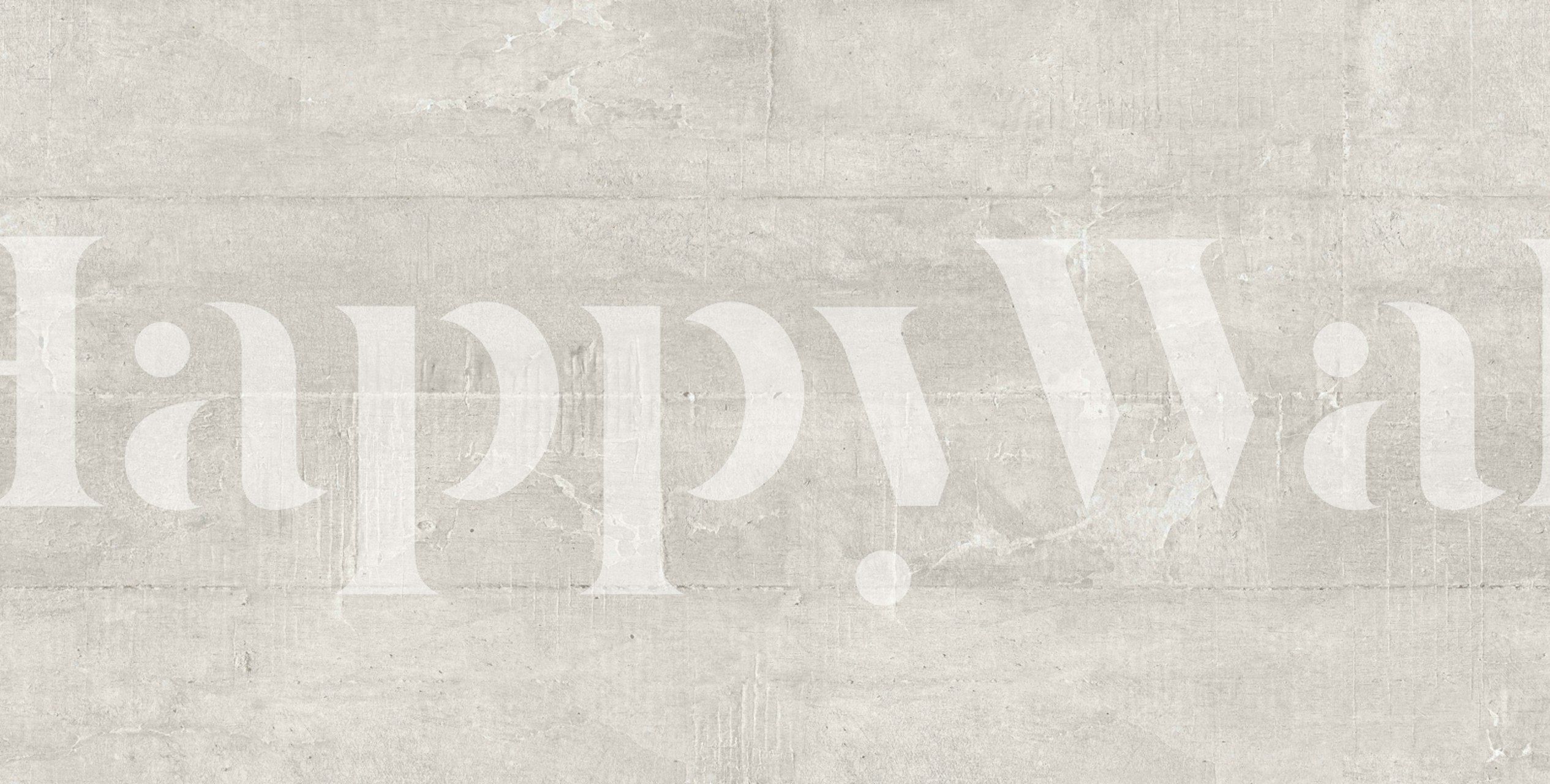 Modern concrete wallpaper in a room