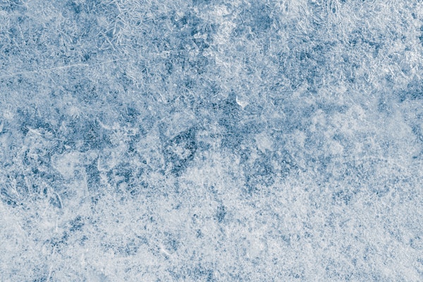 Frosty Blue Ice Surface
