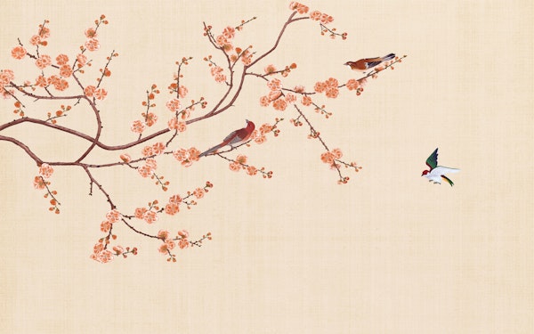 Charming Blossom Branch Art
