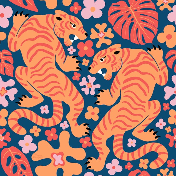 Wild Botanical Tigers