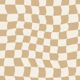 Neutral Wavy Check Art