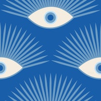 Mystical Greek Evil Eye ταπετσαρία