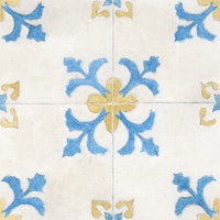 Mediterranean Tile Blue carta da parati