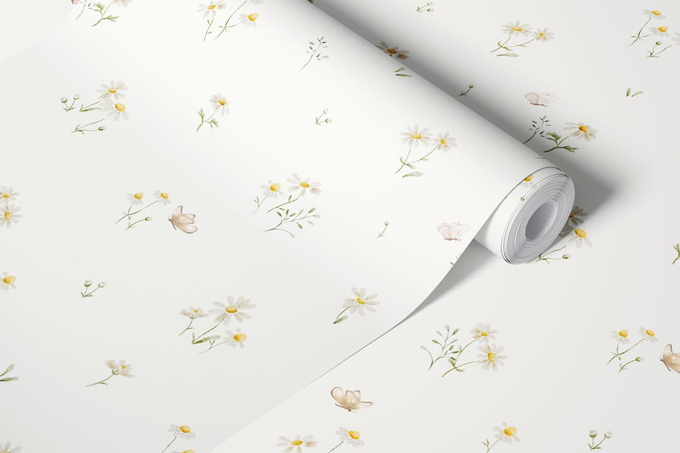 Dainty Daisy Dreams In Off White wallpaper roll