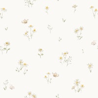Dainty Daisy Dreams In Off White wallpaper