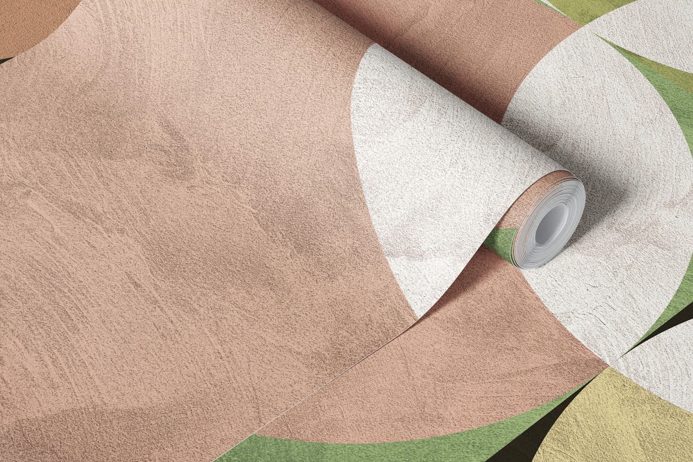 Retro Circle Harmony wallpaper roll
