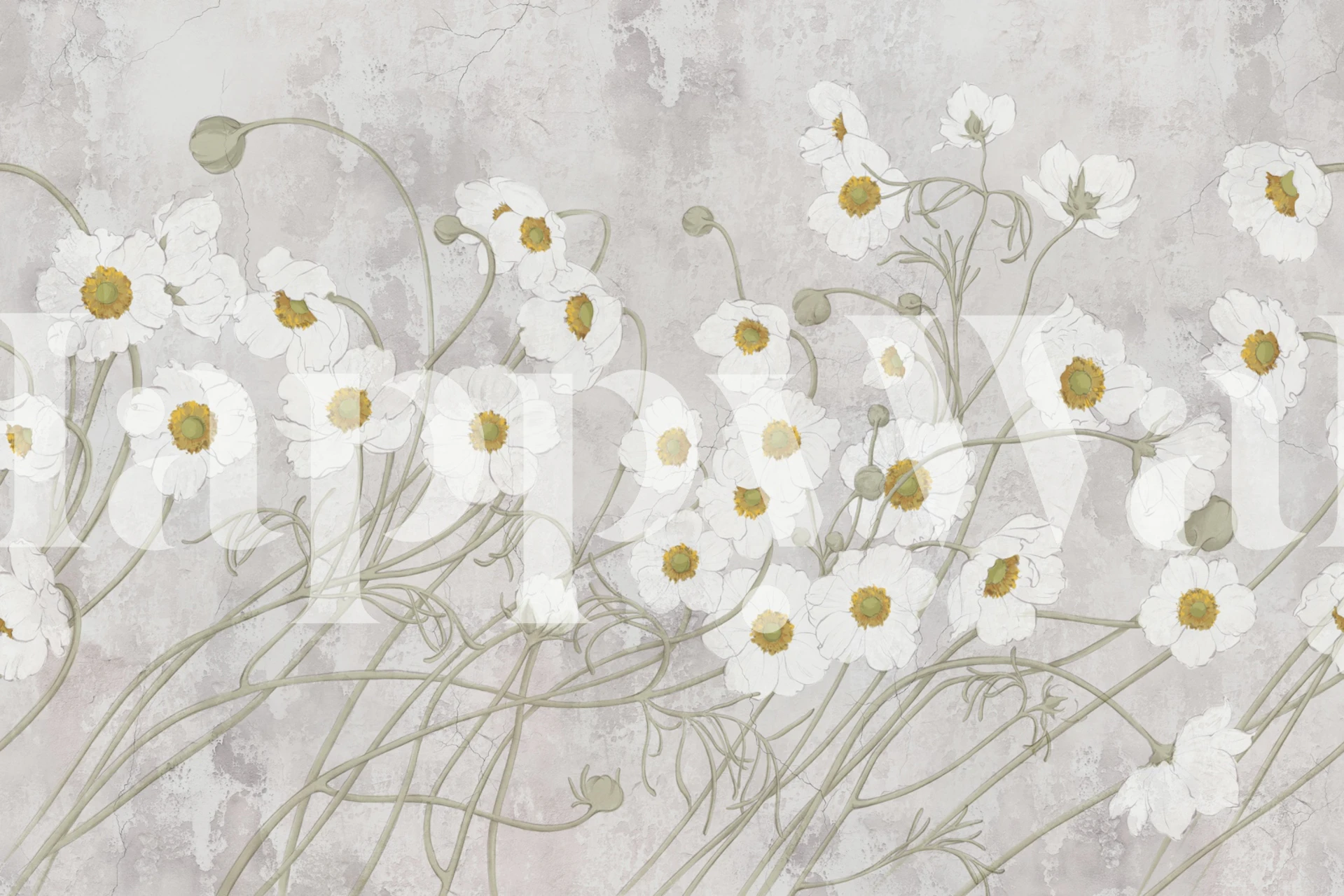 Pastel Harmony 4 wallpaper with floral design