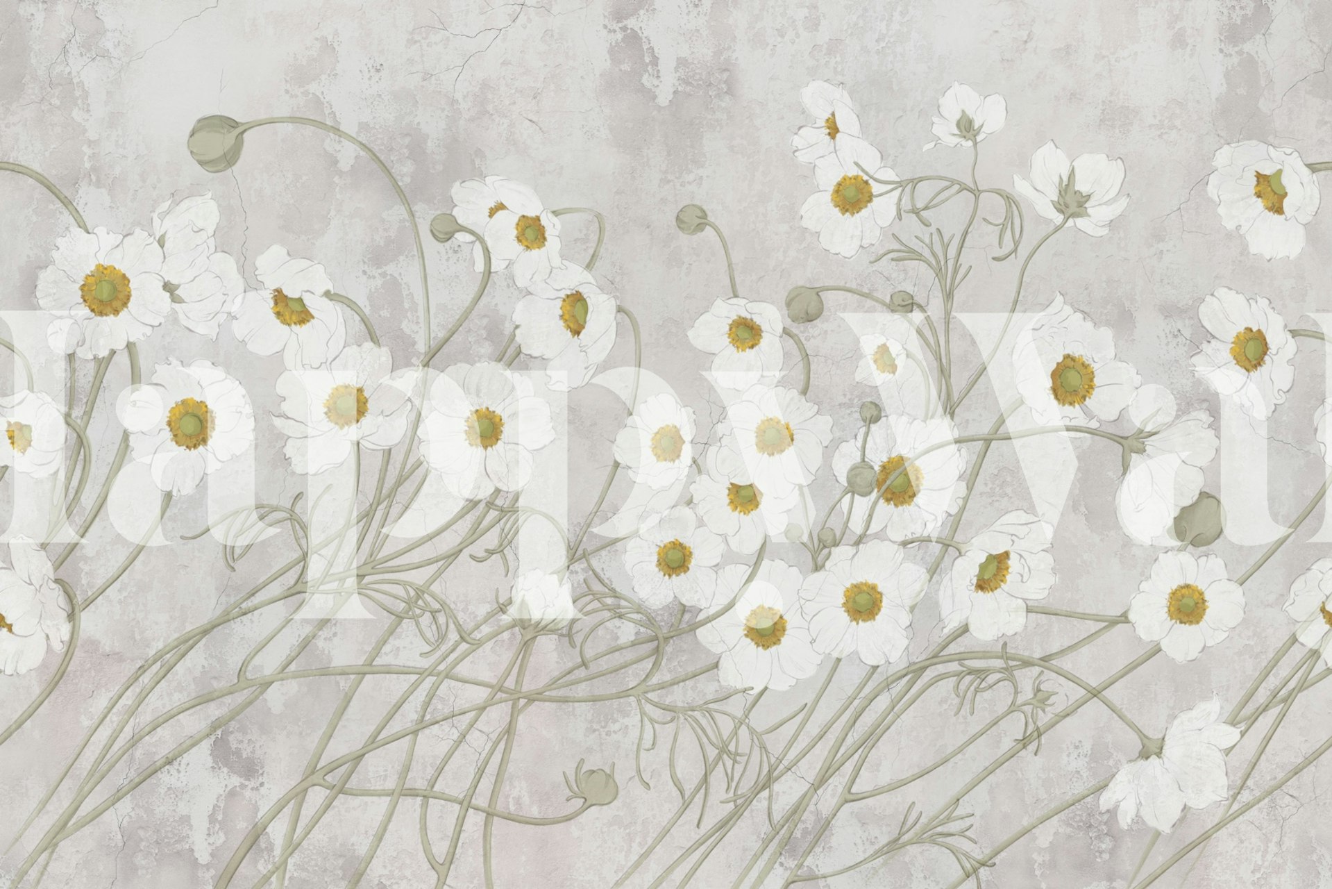 Pastel Harmony 4 wallpaper with floral design